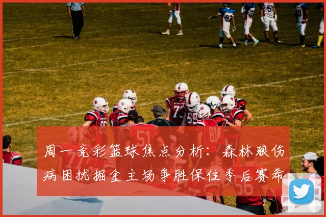 周一竞彩篮球焦点分析：森林狼伤病困扰掘金主场争胜保住季后赛希望